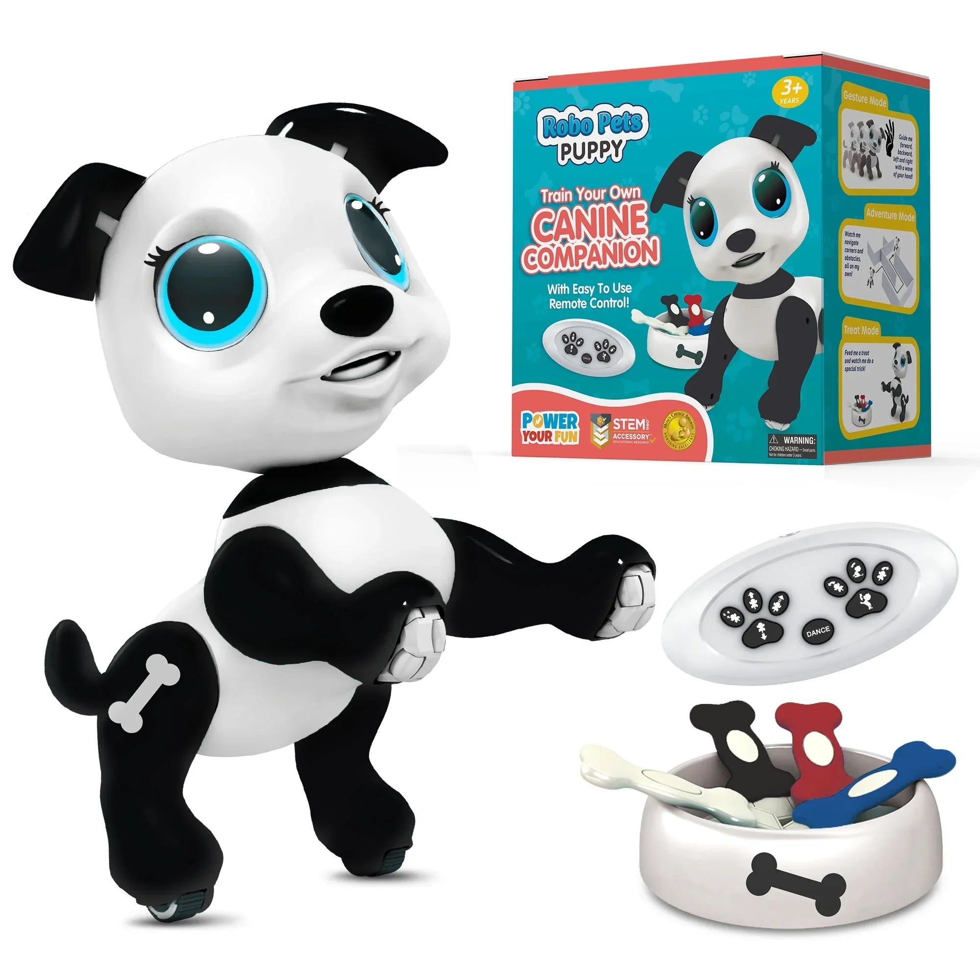 USA Toyz Robo Pets Puppy Toy - Black