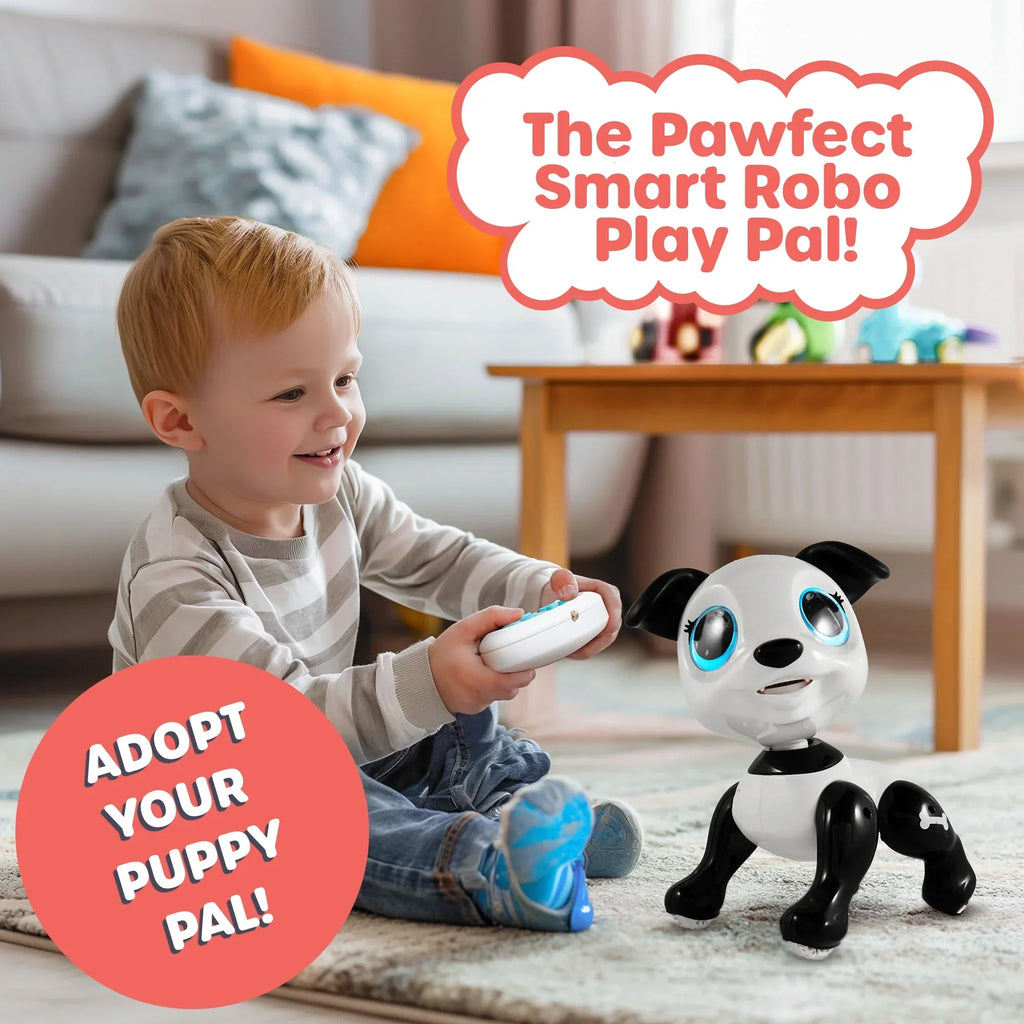 USA Toyz Robo Pets Puppy Toy - Black