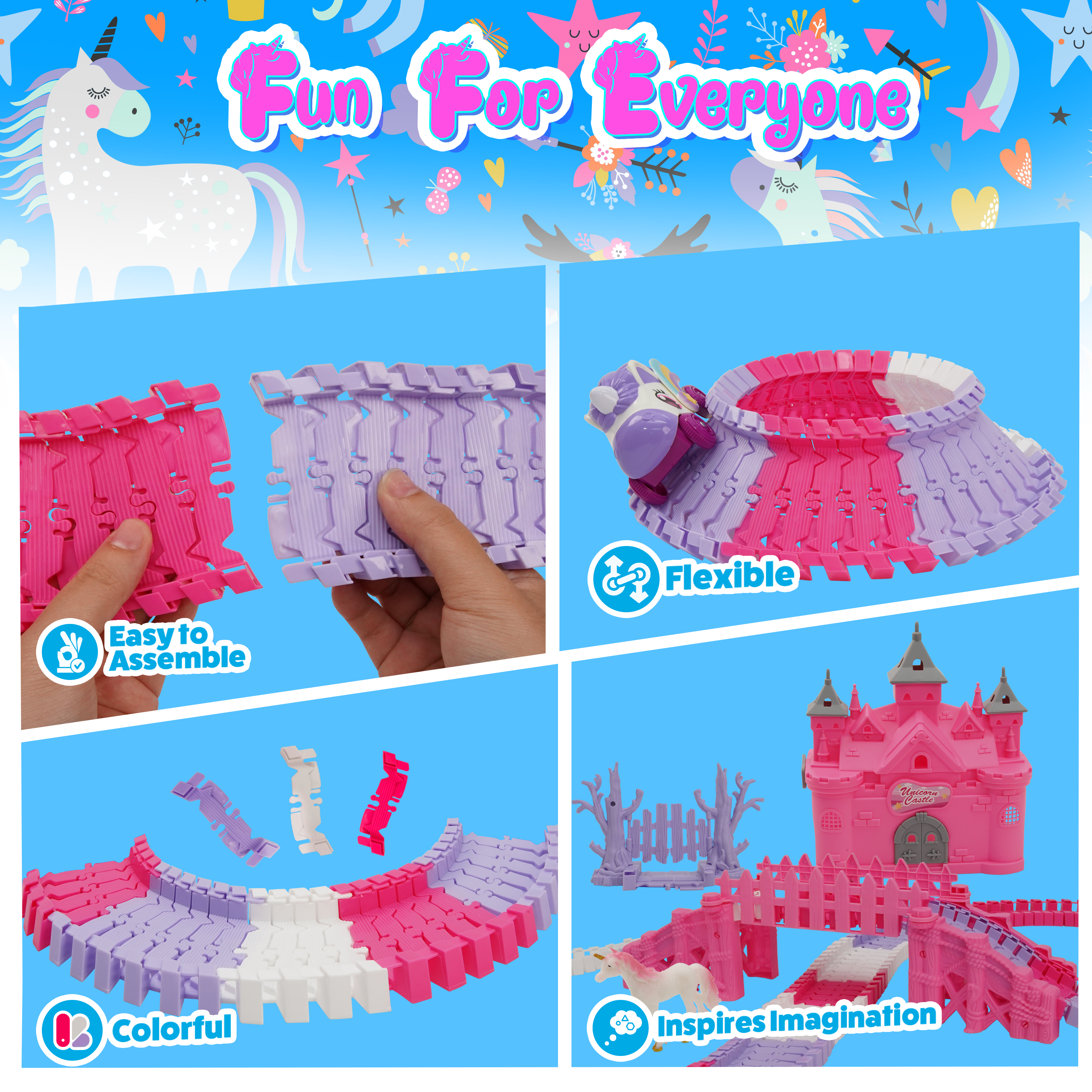 USA Toyz Unicorn Speedway Tracks – 252pc